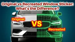 Original vs Recreated Window Sticker: What’s the Difference?
